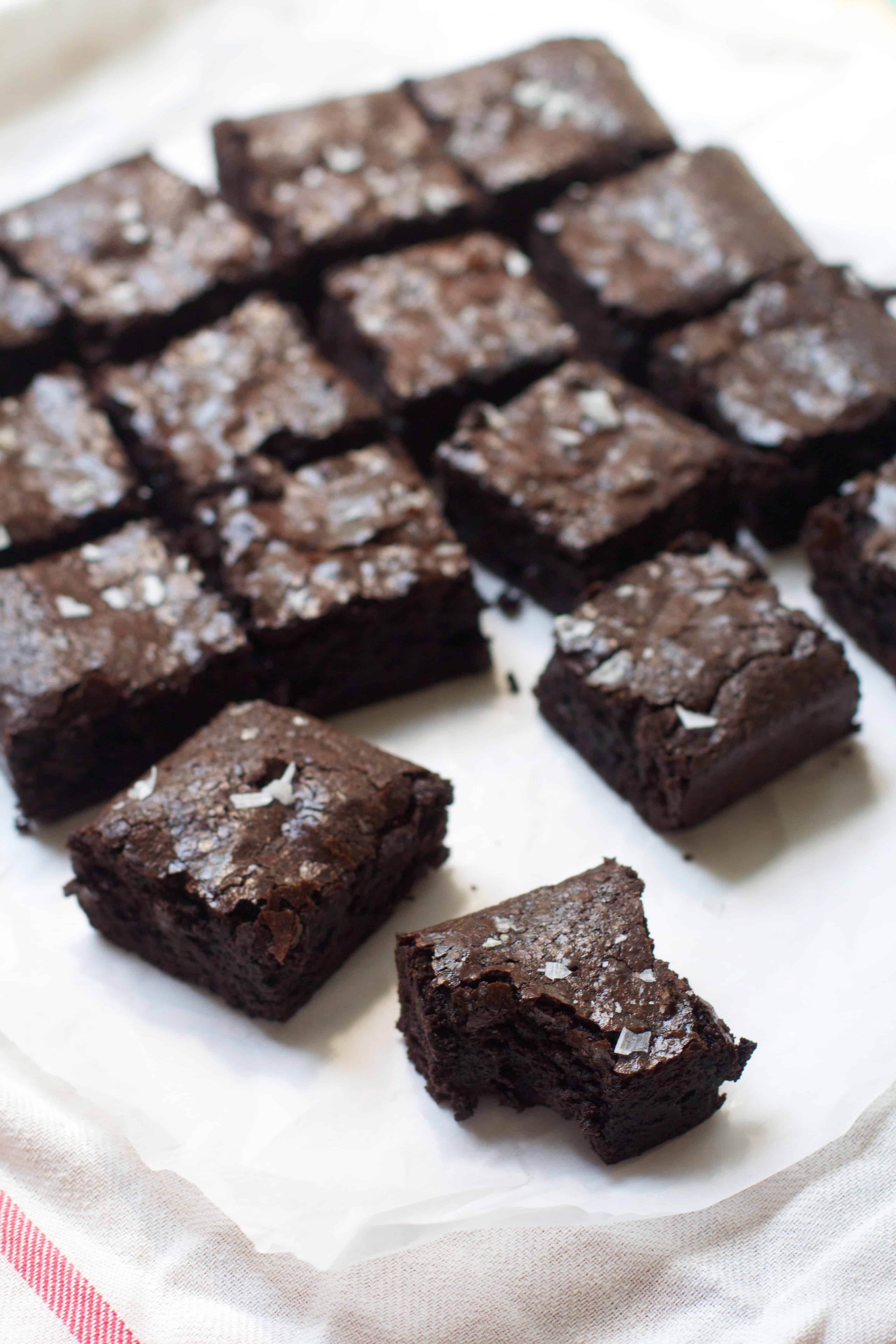 Fudgy Sea Salt Brownies