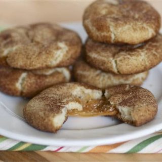 Salted Caramel Snickerdoodles- The Baker Chick