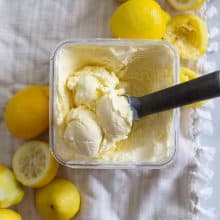 Creamy Lemon Ice Cream
