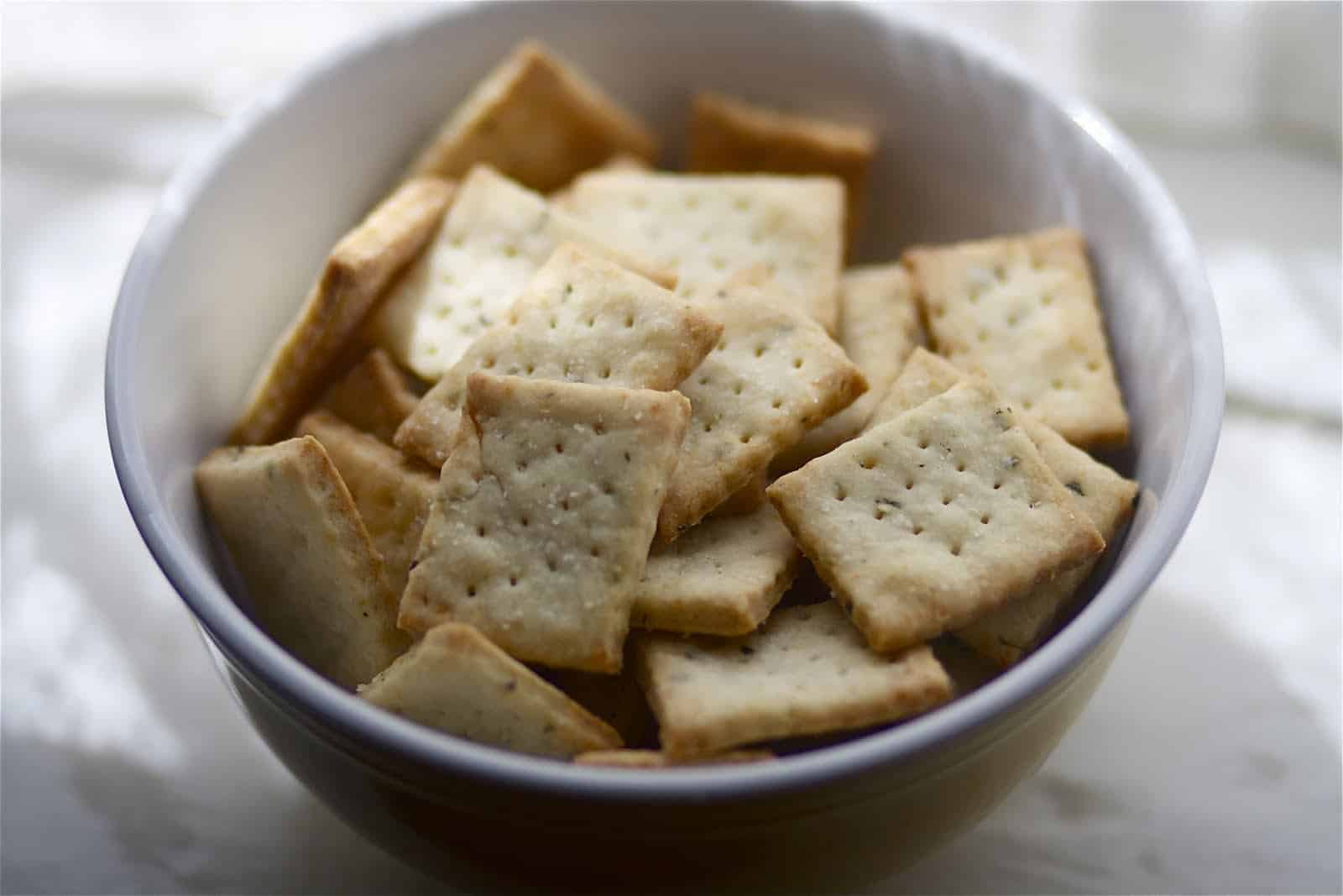 Parmesan Rosemary Crackers