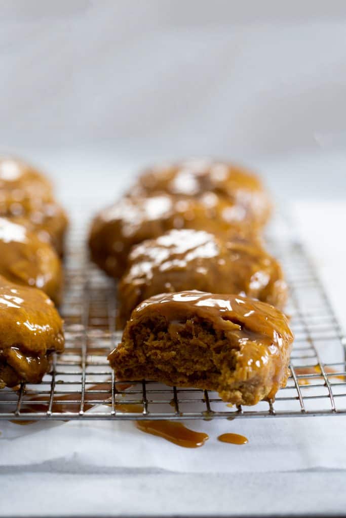 caramel glazed pumpkin scones from alice's tea cup in nyc