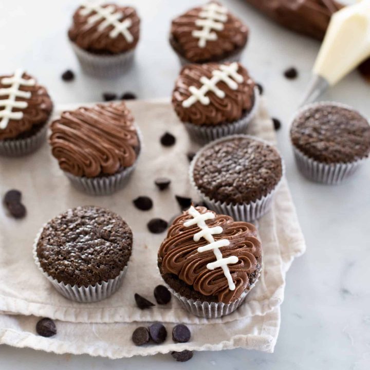 Football Cupcakes