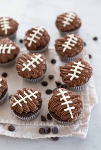 Football Cupcakes