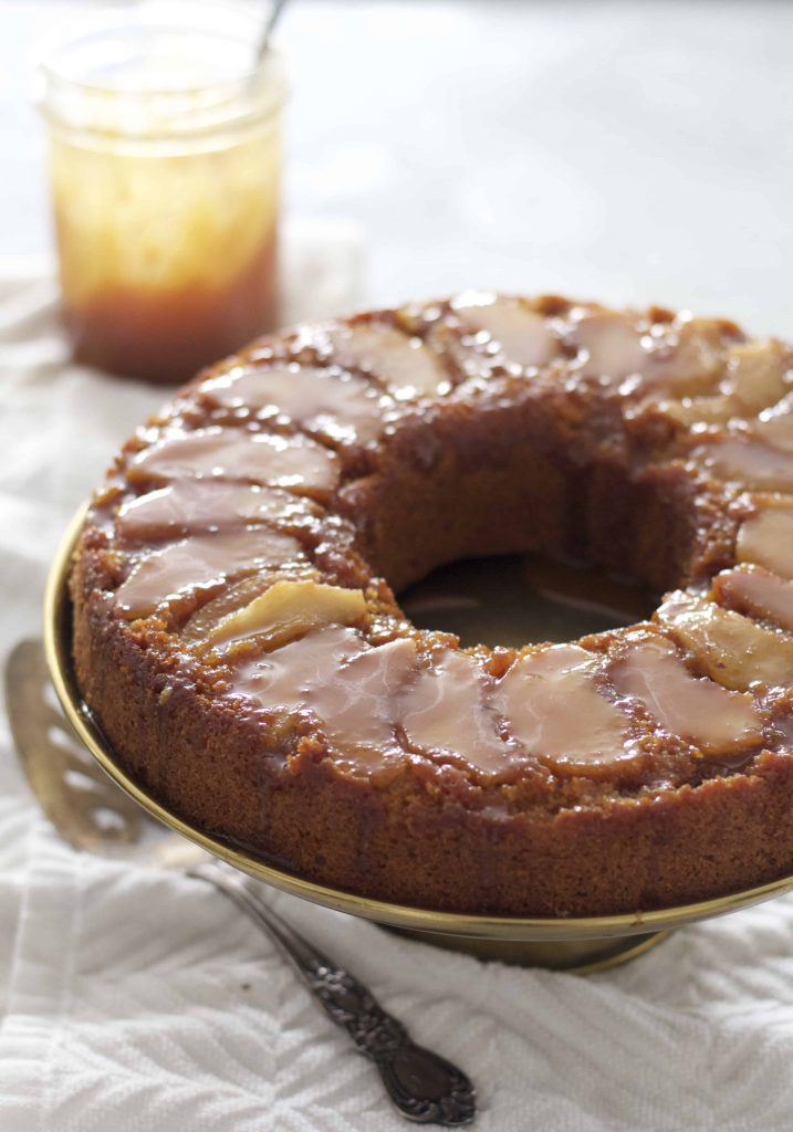 Caramel Apple Upside Down Cake