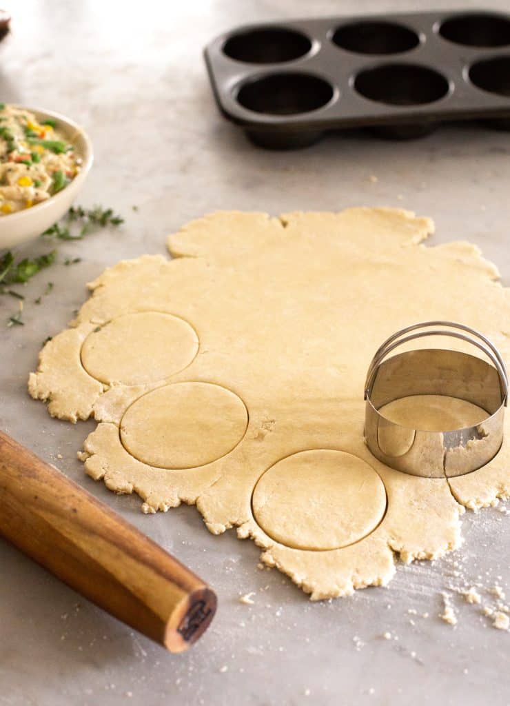 Muffin Tin Chicken Pot Pies - The Baker Chick