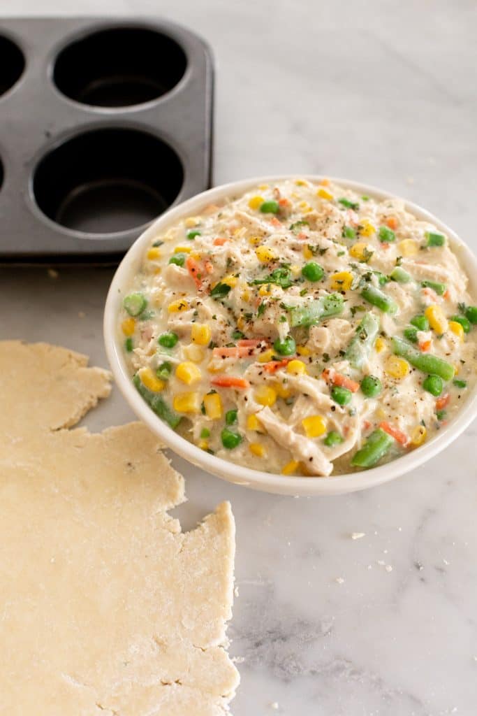 Muffin Tin Chicken Pot Pies