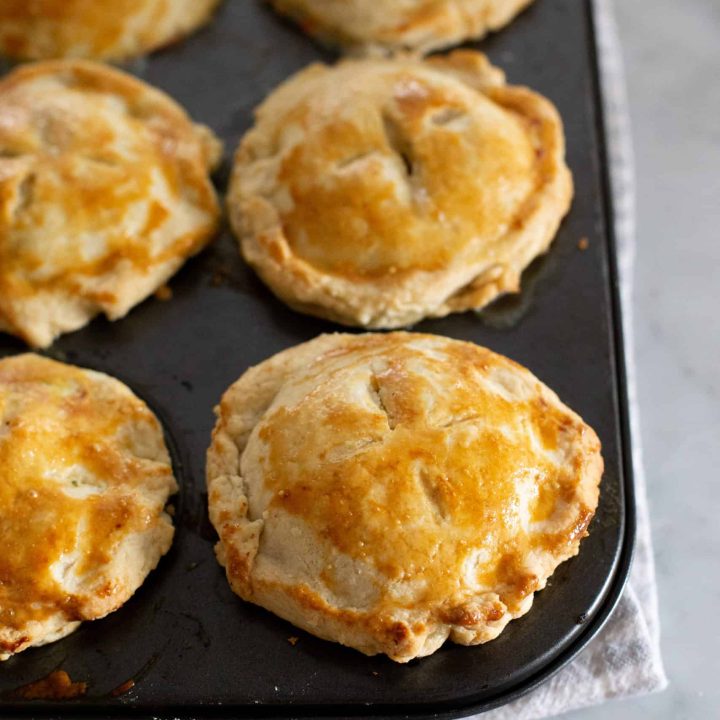 Muffin Tin Chicken Pot Pies - The Baker Chick