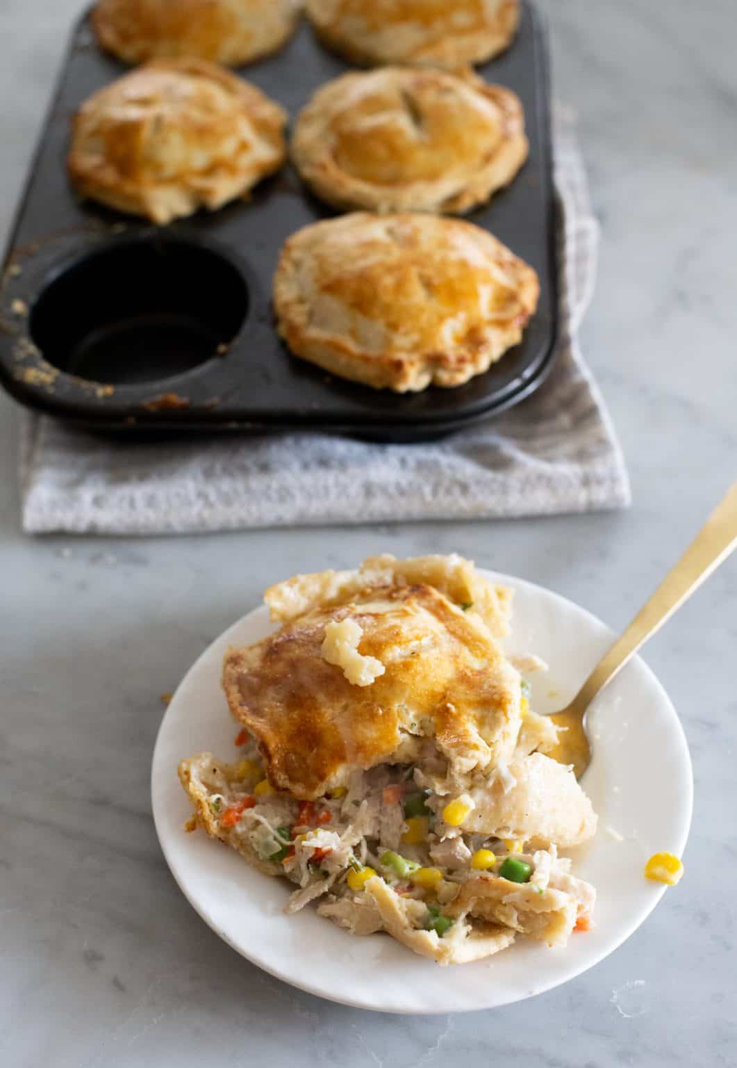 Muffin Tin Chicken Pot Pies The Baker Chick
