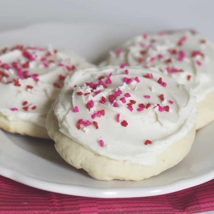 Soft Frosted Sugar Cookies