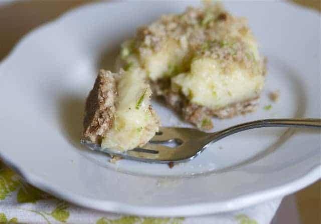 Creamy Key Lime Coconut Bars