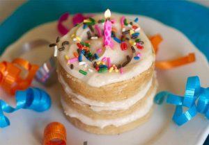 Mini Tin Can Birthday Cake