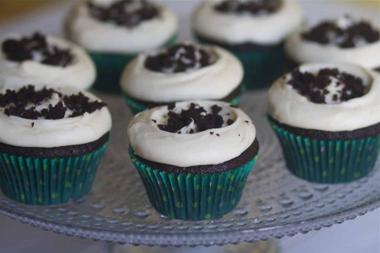 Chocolate Guiniess Cupcakes with Bailey’s Cream Cheese Frosting