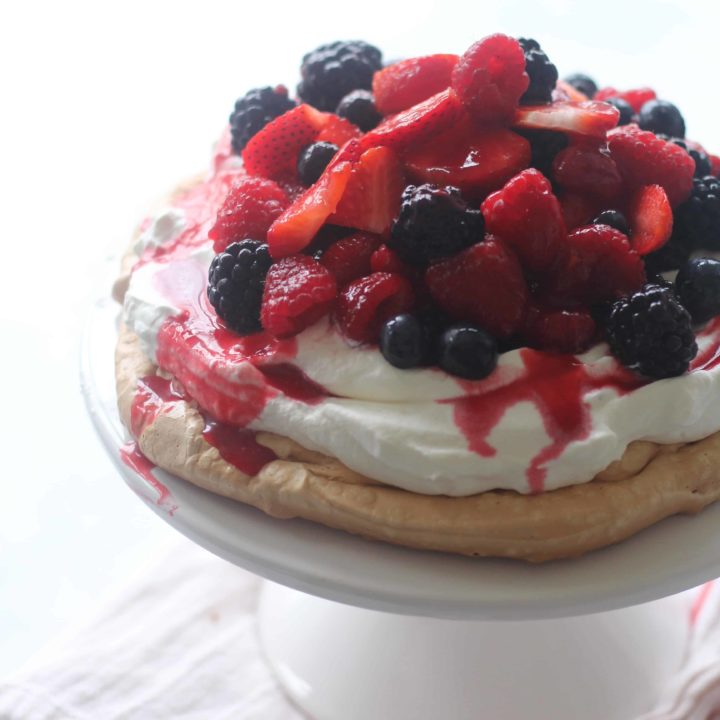 Mixed Berry Pavlova