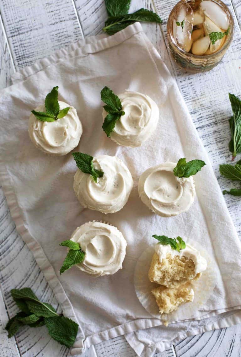 Mint Julep Cupcakes The Baker Chick