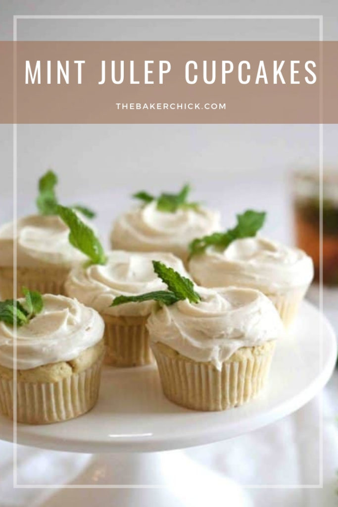 Mint Julep Cupcakes- perfect for #DerbyDay!