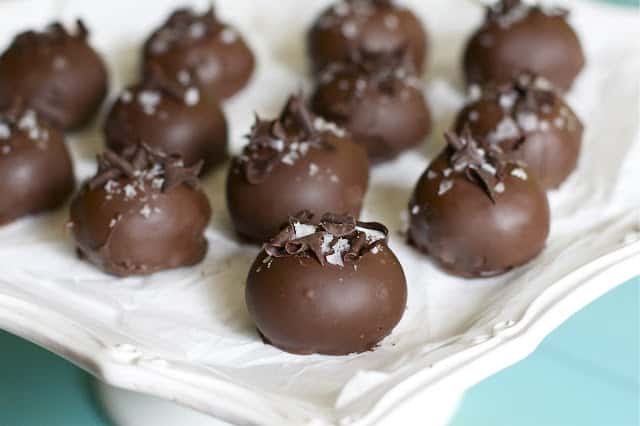 Salted Caramel Cookie Dough Truffles