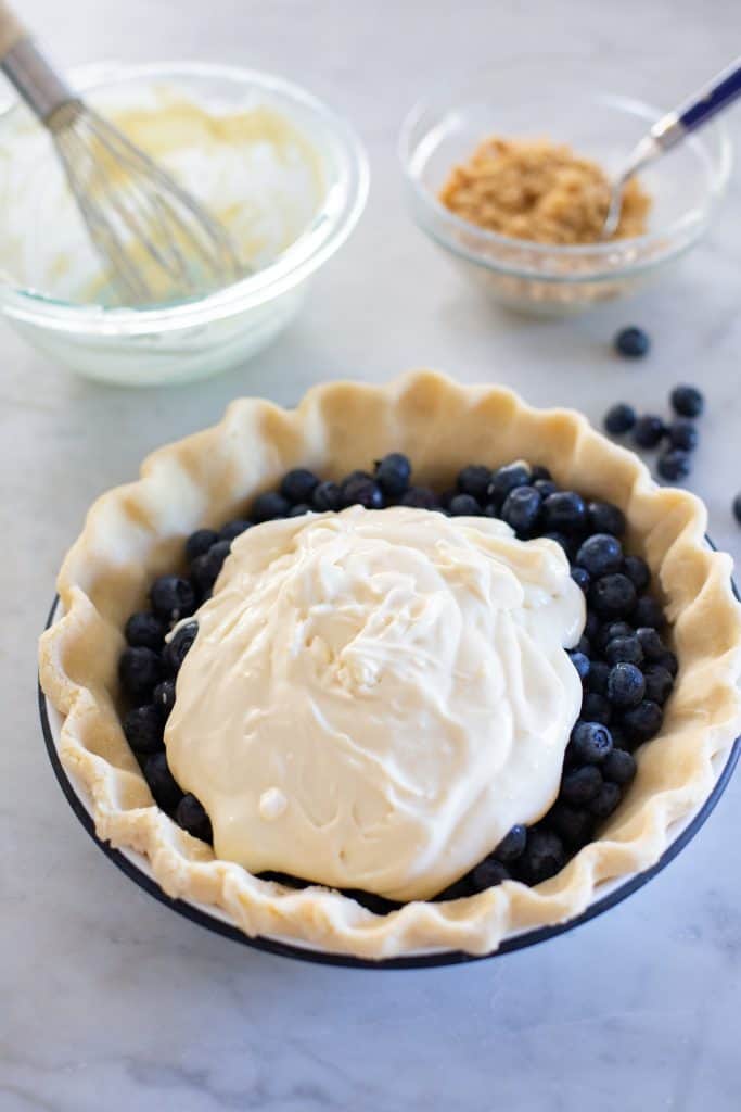 Blueberry Cream Pie