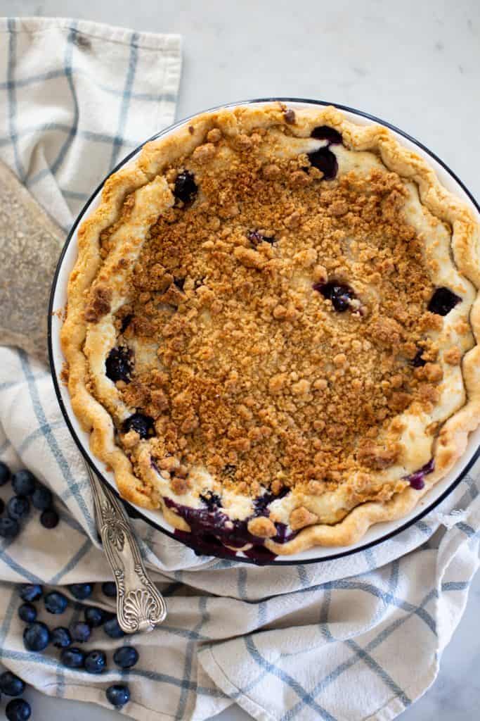 Blueberry Cream Pie