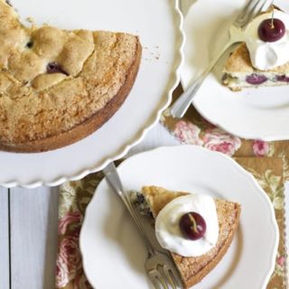 Sweet Cherry Buttermilk Cake