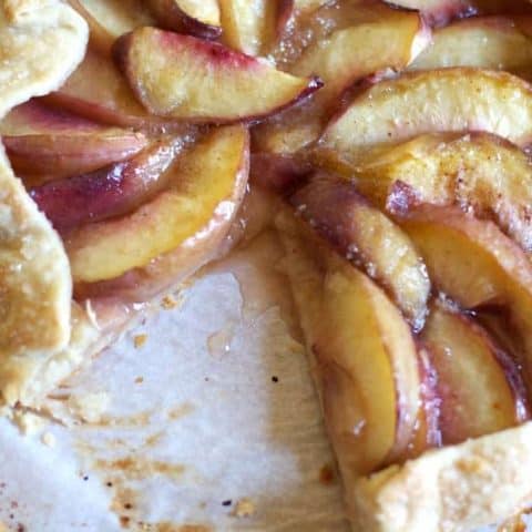 White Nectarine Galette