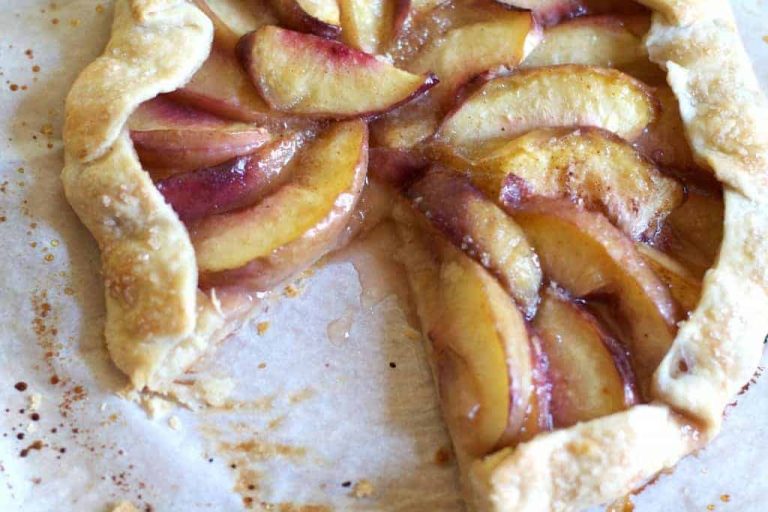 White Nectarine Galette