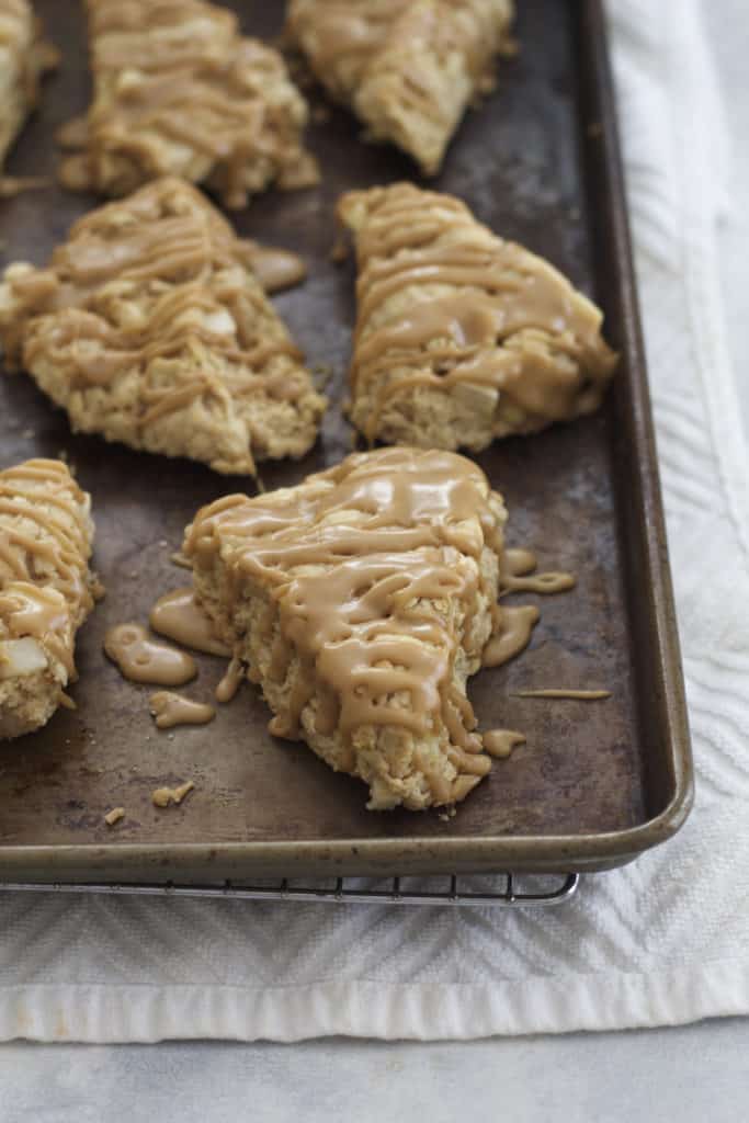 Caramel Apple Scones