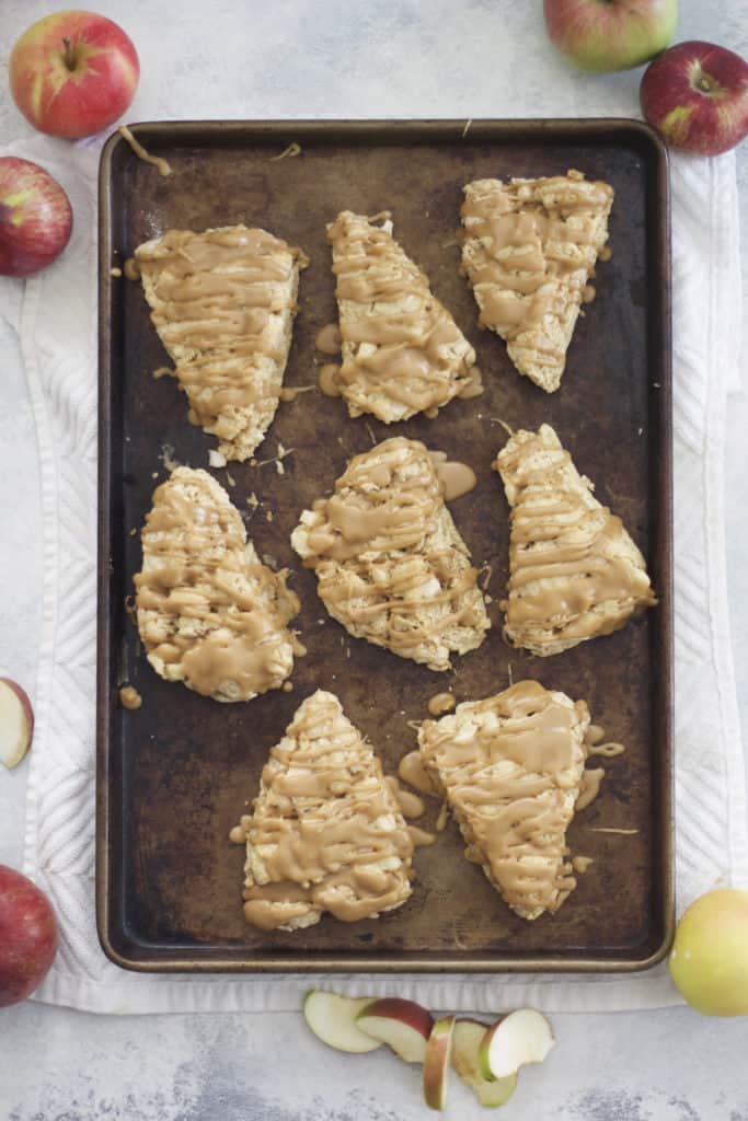 Caramel Apple Scones