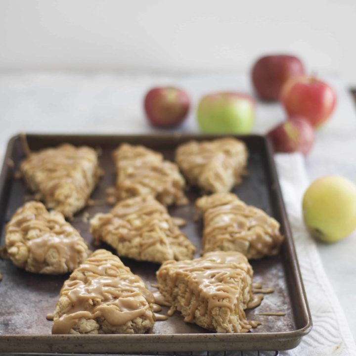 Caramel Apple Scones