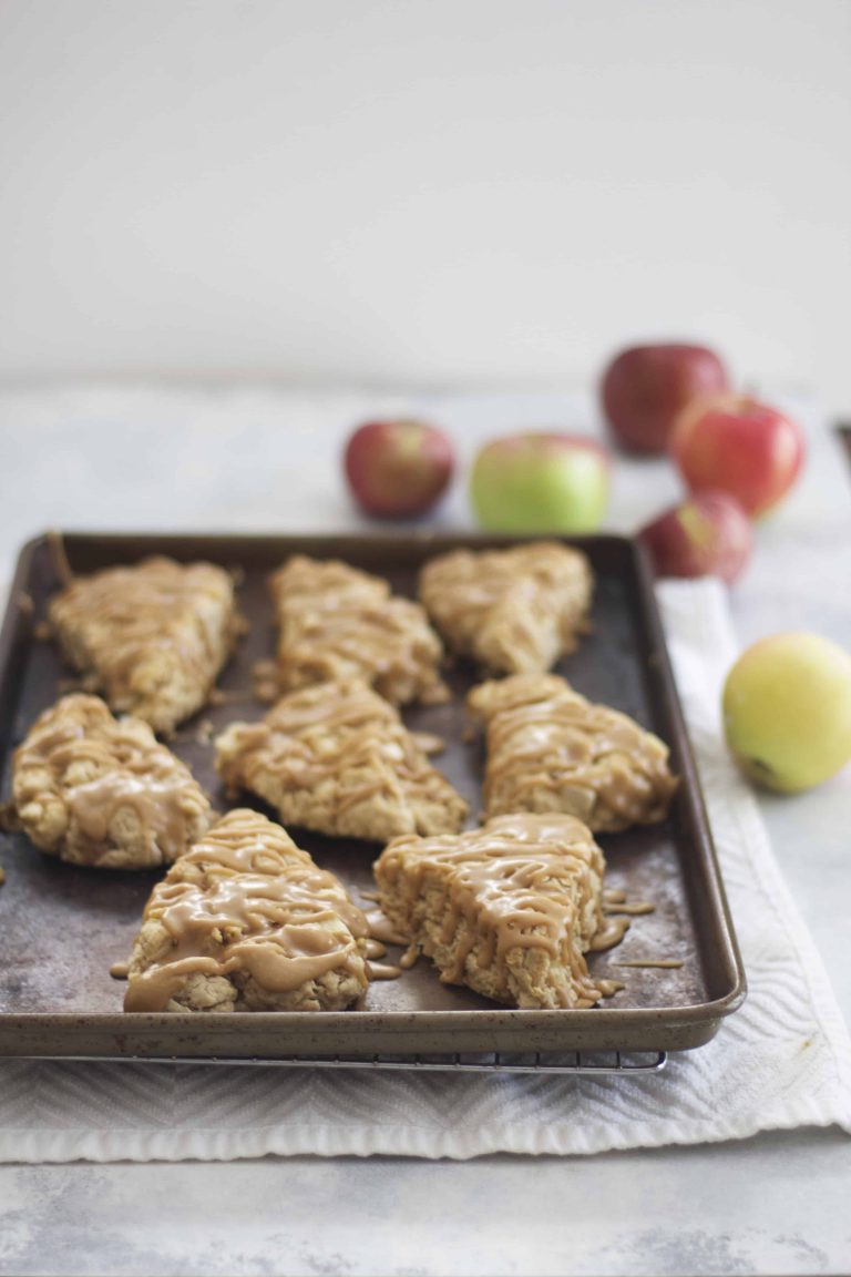 Caramel Apple Scones