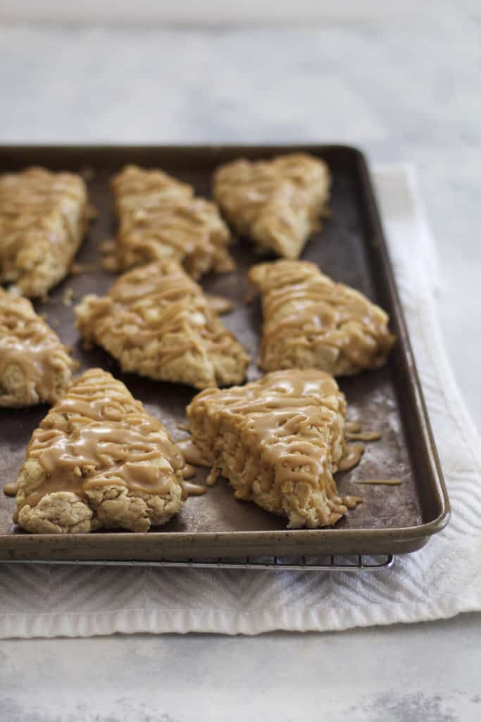 Caramel Apple Scones