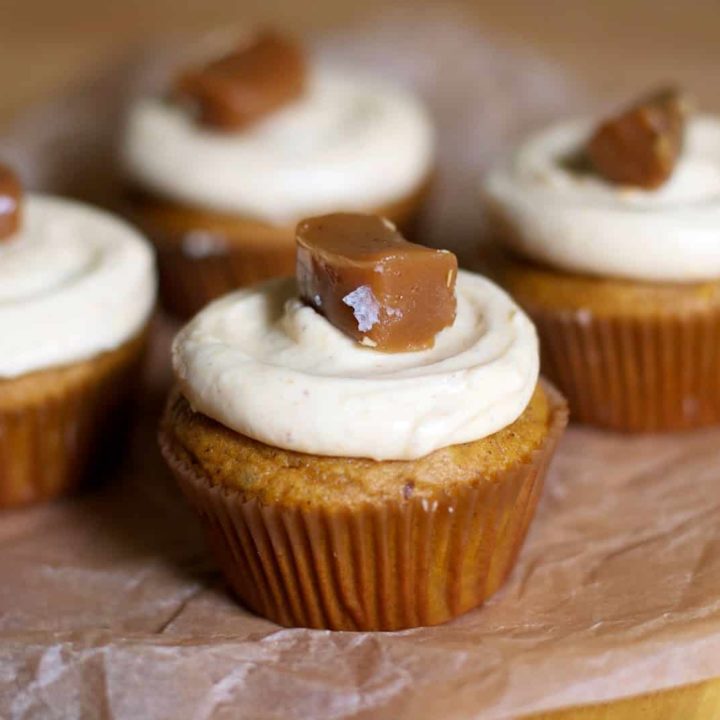 Triple Pumpkin Cupcakes