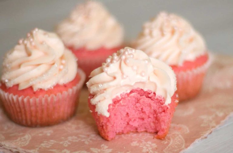 Pink Velvet Cupcakes