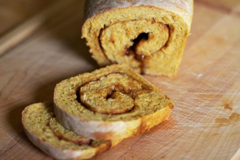 Pumpkin Cinnamon Swirl Bread- The Baker Chick