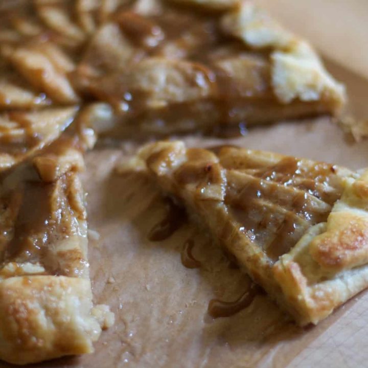Pear Toffee Galette