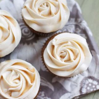 Butternut Squash Cupcakes with Maple Cream Cheese Frosting