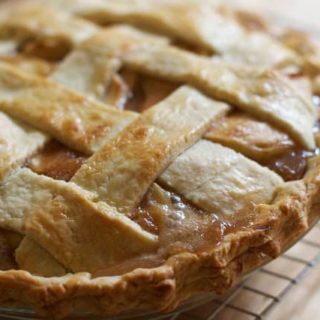 Salted Caramel Apple Pie- The Baker Chick