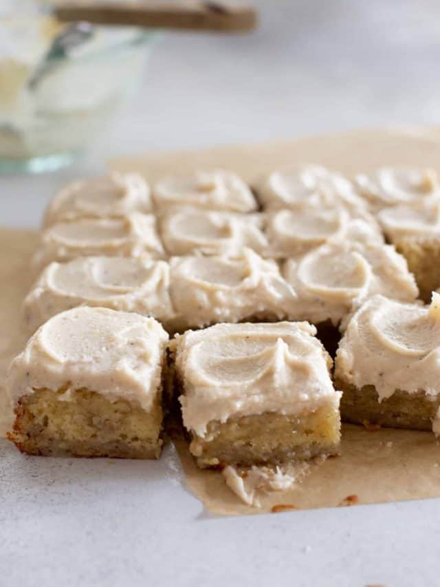 Banana Bars with Brown Butter Frosting