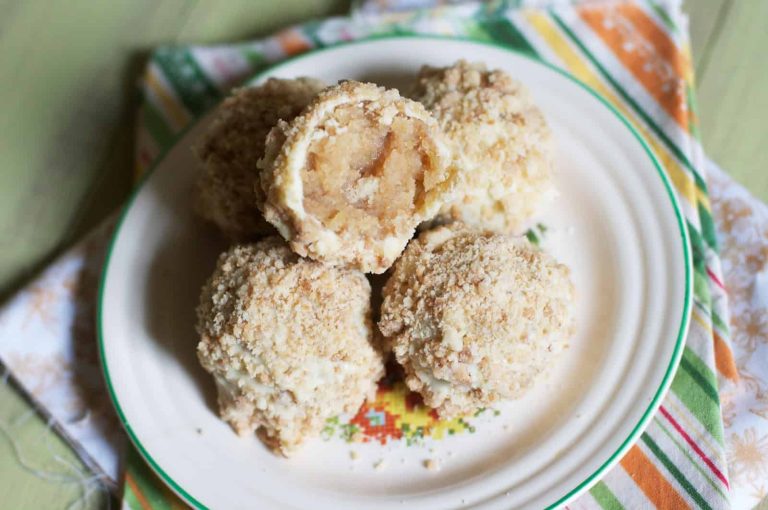 Apple Pie Truffles- The Baker Chick