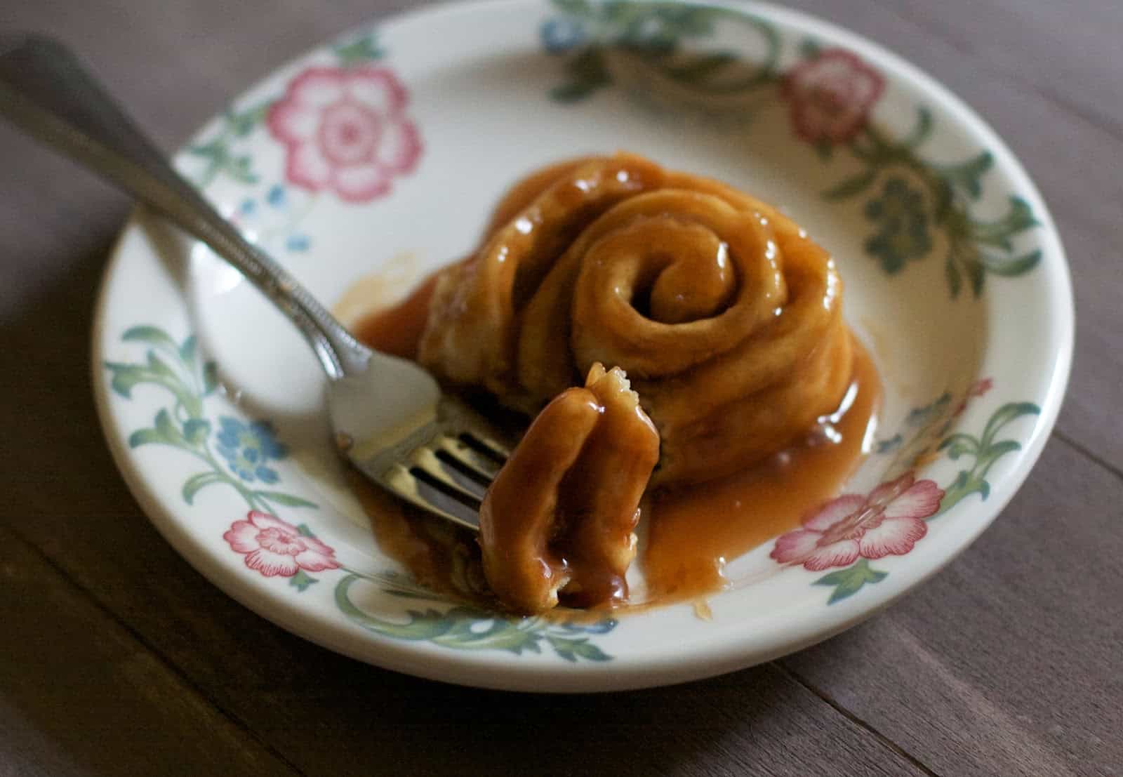 Salted Caramel Sticky Buns- Guest Post on A Cup of JO!!