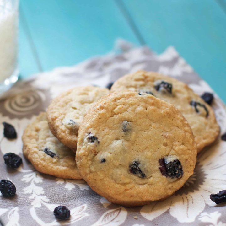 Blueberry & Cream Cookies