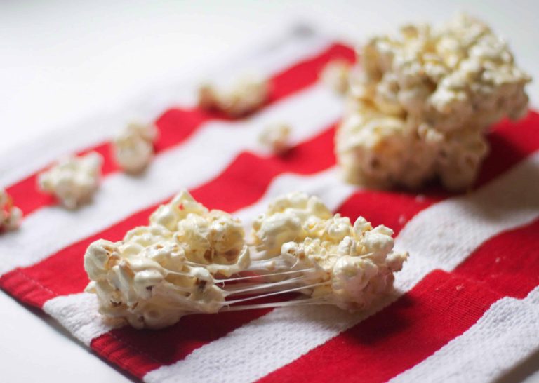 Brown Butter Marshmallow Popcorn Bars