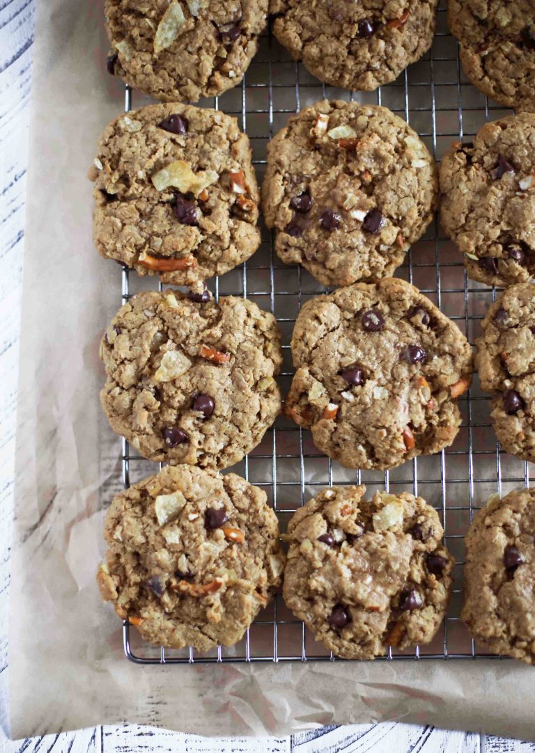 Sweet and Salty Monster Cookies