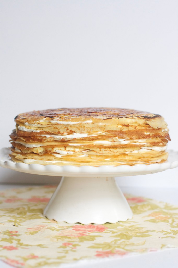 Creme Bruleé Crepe Cake