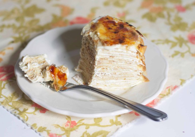 Creme Bruleé Crepe Cake