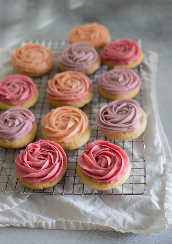 Rose Sugar Cookies