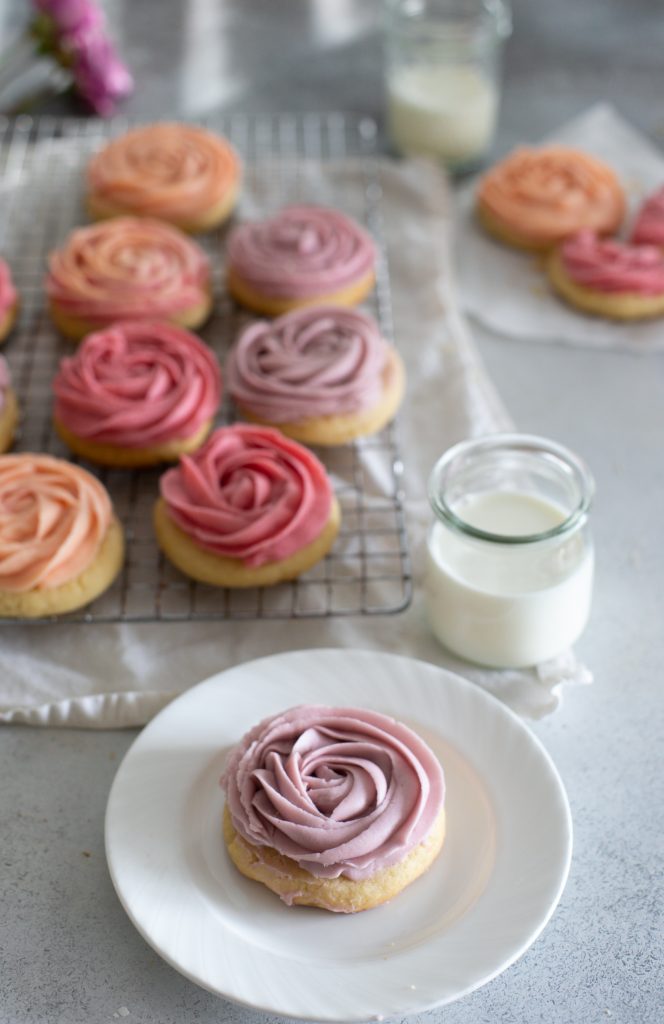 Rose Sugar Cookies