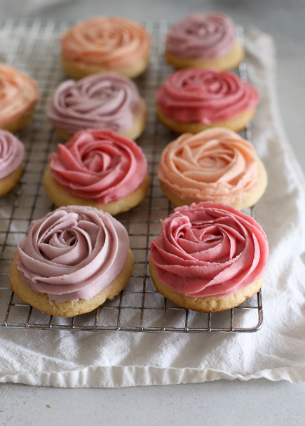 Rose Sugar Cookies