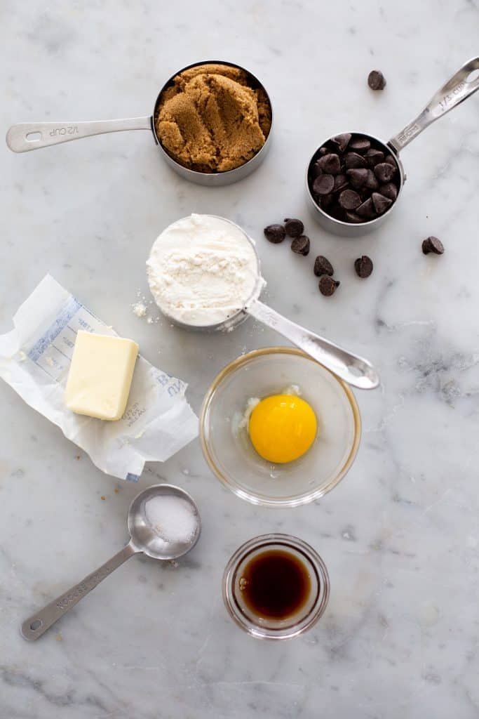 Chocolate Chip Cookies For Two Ingredients