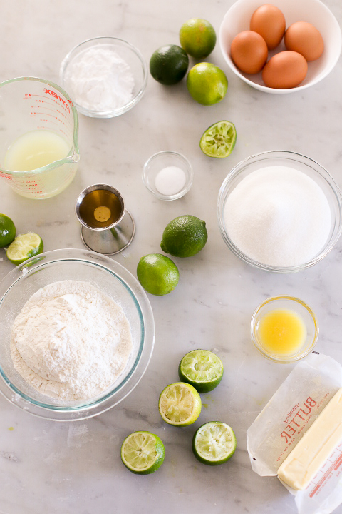 Margarita Bars- ingredients