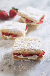 Strawberry and Cream Napoleans